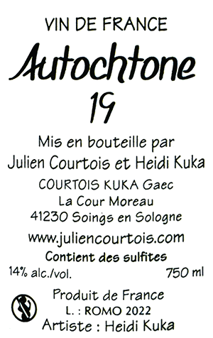 ル・クロ・ド・ラ・ブリュイエール（ジュリアン・クルトワ）・ヴァン・ド・フランス・ブラン・オトクトンヌ 2019