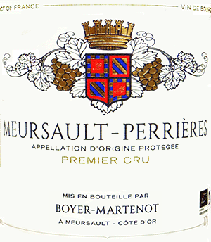 ドメーヌ・イヴ・ボワイエ・マルトノ・ムルソー1erCRUペリエール 2023