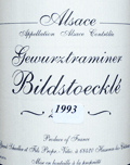 ジェラール・シュレール・ゲヴュルツトラミネール・ビルドストックル1993