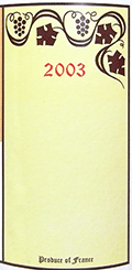 ジェラール・シュレール・ゲヴュルツトラミネール・グラン・クリュ・アイヒベルグ2003