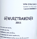 ローラン・バーンワルト・ゲヴュルツトラミネール・ヴァン・ダルザス2011