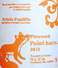 フィリップ・ボールナール・ACアルボワ・ピュピラン・ルージュ・プルサール・ポワン・バール2012
