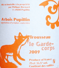 フィリップ・ボールナール・ACアルボワ・ピュピラン・ルージュ・トゥルソー・ル・ガルド・コー2005