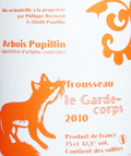 フィリップ・ボールナール・ACアルボワ・ピュピラン・ルージュ・トゥルソー・ル・ガルド・コー2010