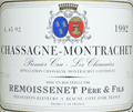 ルモワスネ・シャサーニュ・モンラッシェ1erCRUレ・ショーム1992