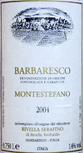 リヴェッラ・セラフィーノ・バルバレスコ・モンテステファーノ2004